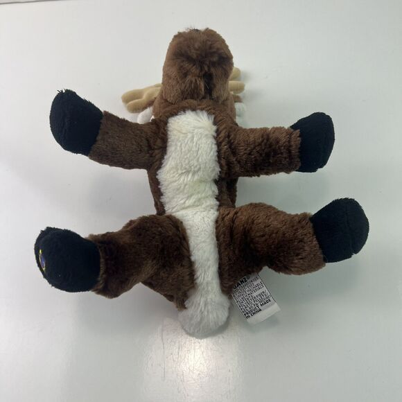 Ganz Reindeer Plush Toy Stuffed Animal Pet 10" Brown White Webkinz HM137 No Code - Picture 6 of 8